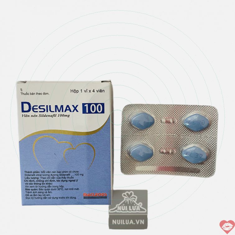 Thuốc cường dương Desilmax 100mg hỗ trợ sinh lý 