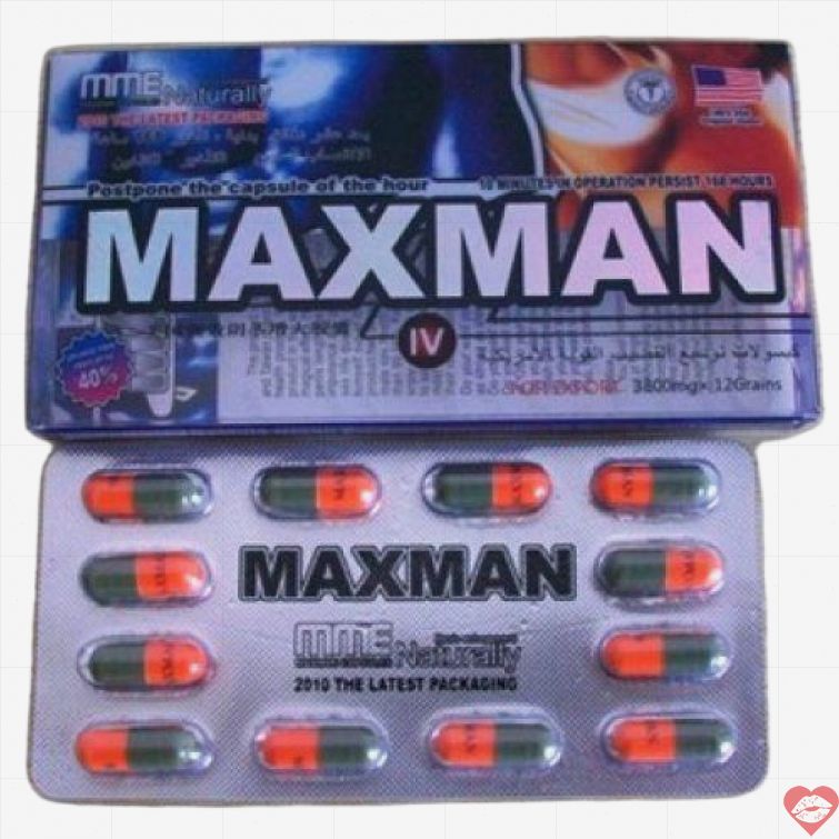 Viên uống cường dương Maxman thảo dược mạnh mẽ 