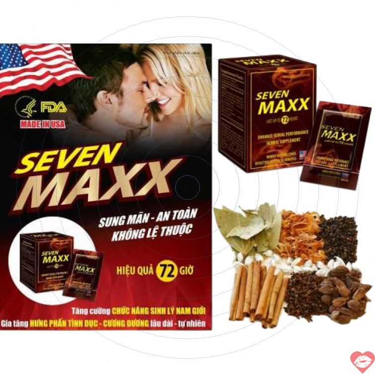 Thảo dược tăng sinh lý Seven Max chính hãng USA 