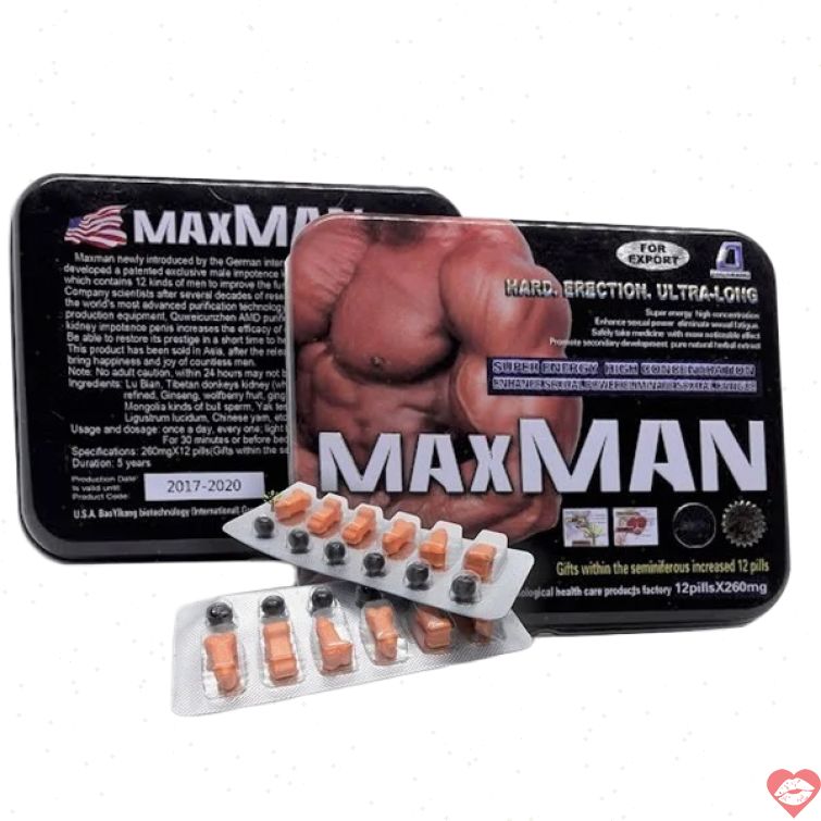 MaxMan USA 2600mg tăng sinh lý nam mạnh mẽ 