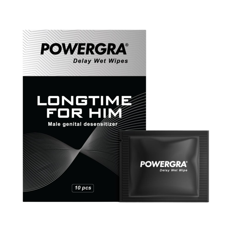  Shop bán Khăn lau Powergra Delay Wet Wipes kéo dài thời gian - Hộp 10 cái  nhập khẩu 
