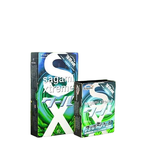 Cung cấp Bao cao su Sagami Xtreme Spearmint Hương Bạc Hà – Hộp 10 cái  chính hãng 