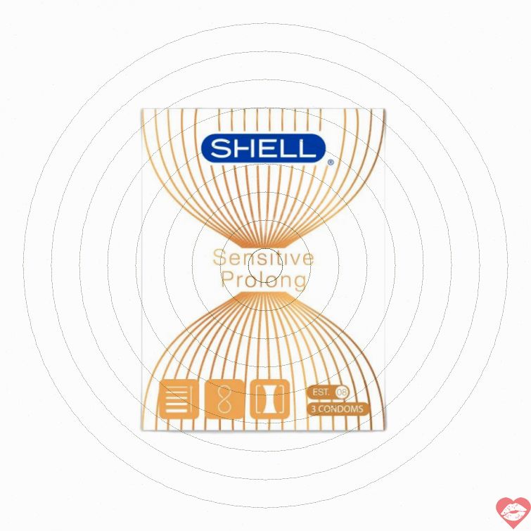 Bao cao su Shell 003 kéo dài siêu mỏng 3 cái 