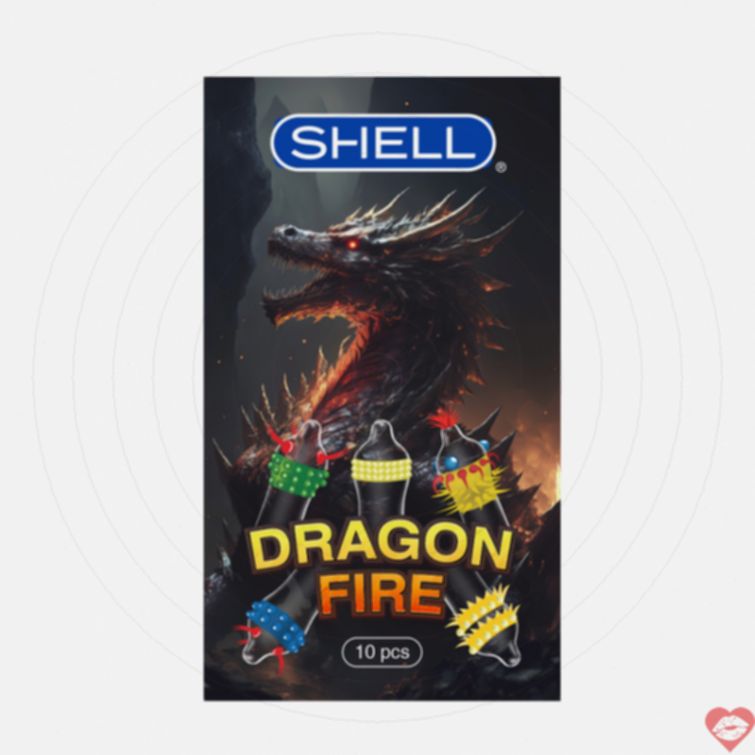 Bao cao su Shell Dragon Fire combo kích thích 