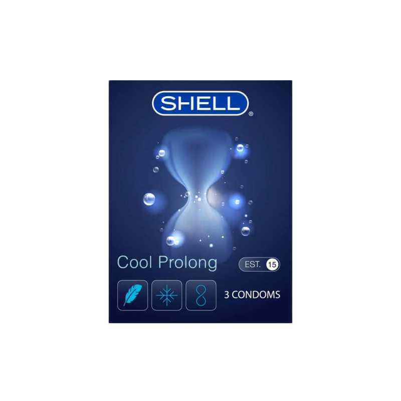  Địa chỉ bán Bao cao su Shell Cool Prolong - Siêu mỏng kéo dài thời gian bạc hà mát lạnh - Hộp 3  chính hãng 
