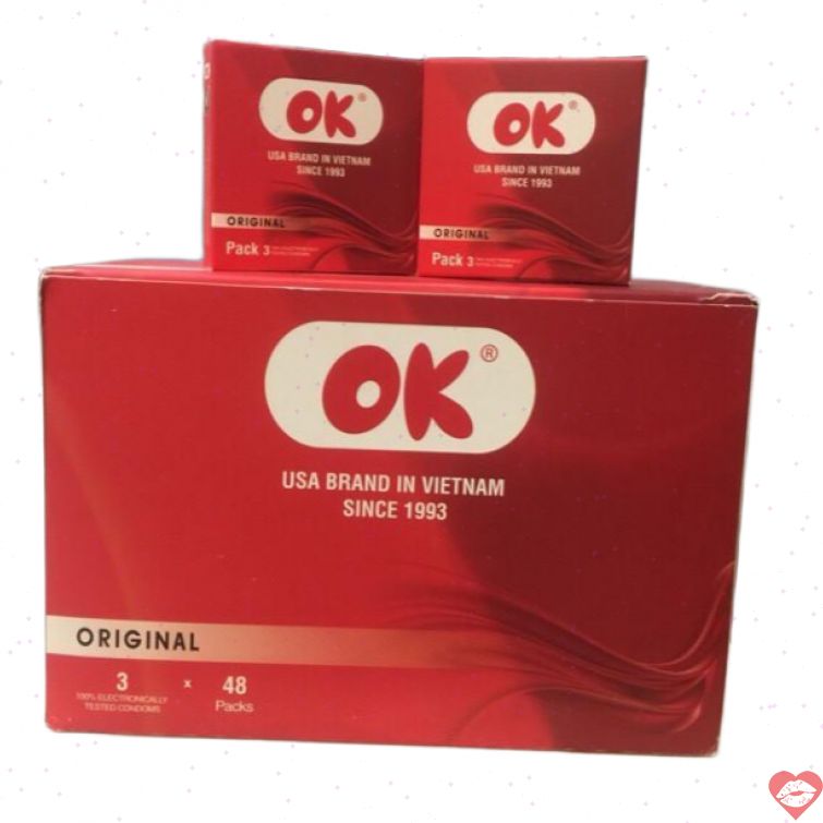 Bao cao su OK chính hãng nhiều hương kích thích 