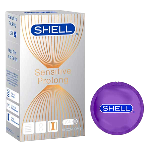  Phân phối Bao cao su Shell Sensitive Prolong Siêu mỏng + Kéo dài thời gian  chính hãng 