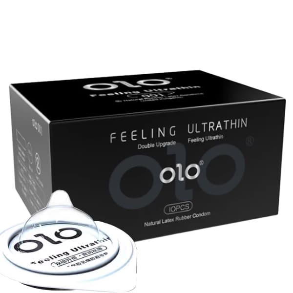  Shop bán Bao cao su OLO 0.01 Feeling Ultrathin đen – hương Vani siêu mỏng hộp 10 cái  chính hãng 