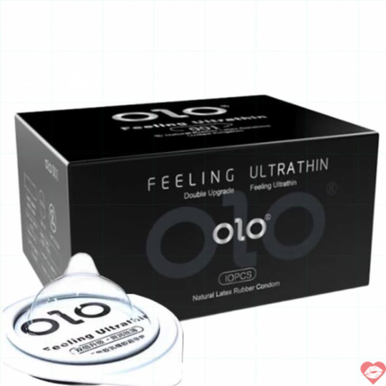 Bao cao su OLO 001 siêu mỏng hương vani 