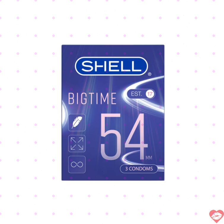 Bao cao su Shell Bigtime 54mm siêu mỏng chống tuột 