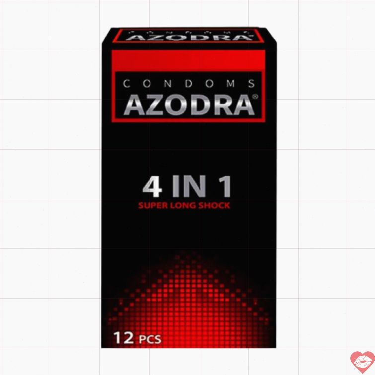 Bao cao su Azodra 4in1 kéo dài hộp 12 siêu sướng 