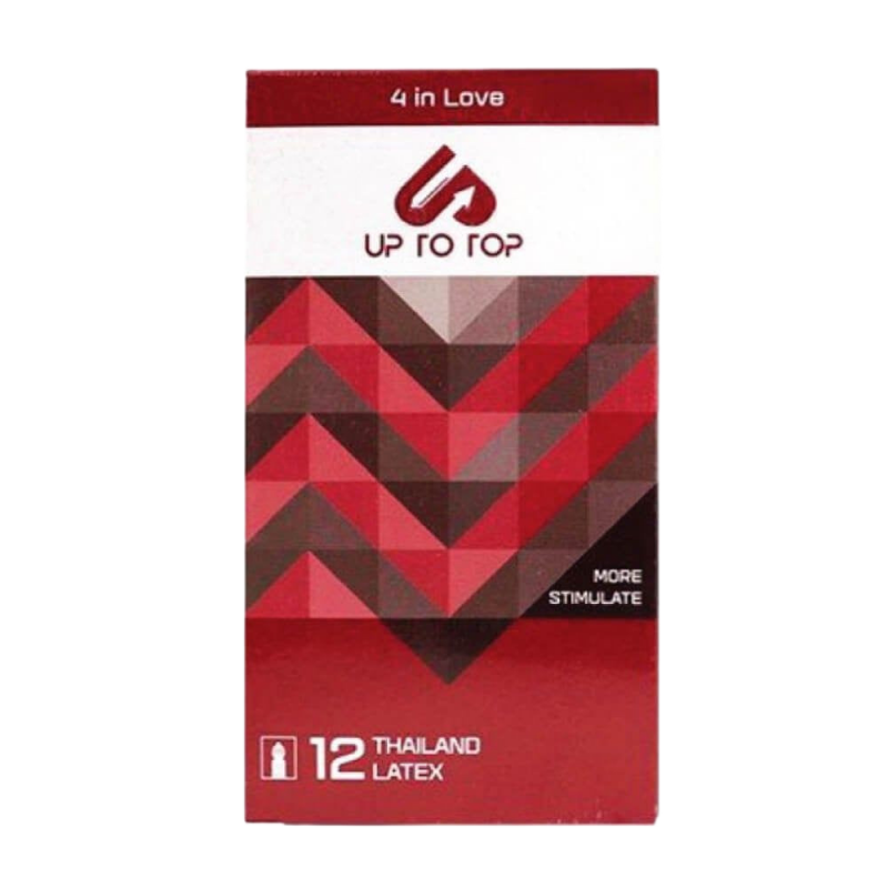  Đánh giá Bao cao su Up To Top 4 In Love - Kéo dài thời gian - Hộp 12 cái  tốt nhất 
