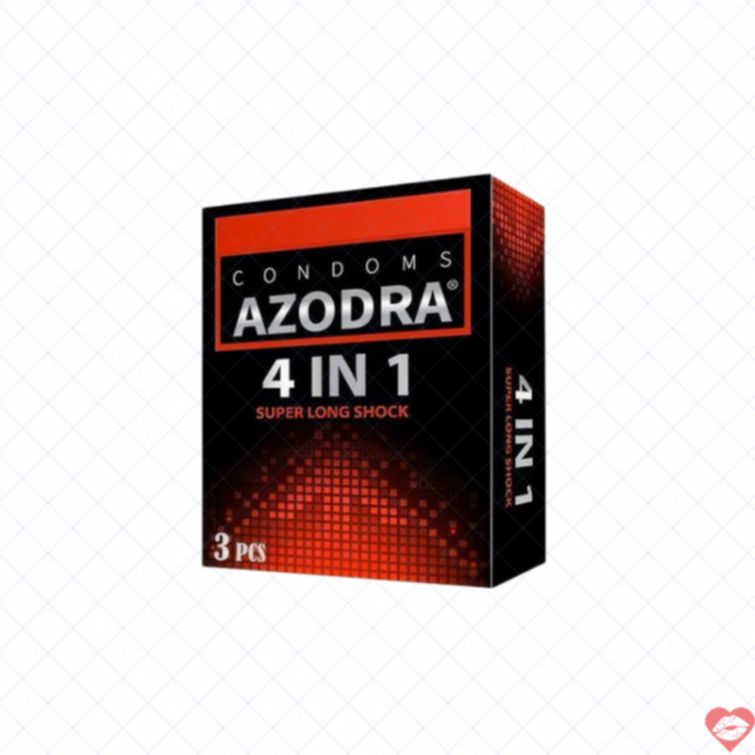 Bao cao su Azodra 4in1 kéo dài tăng khoái cảm 