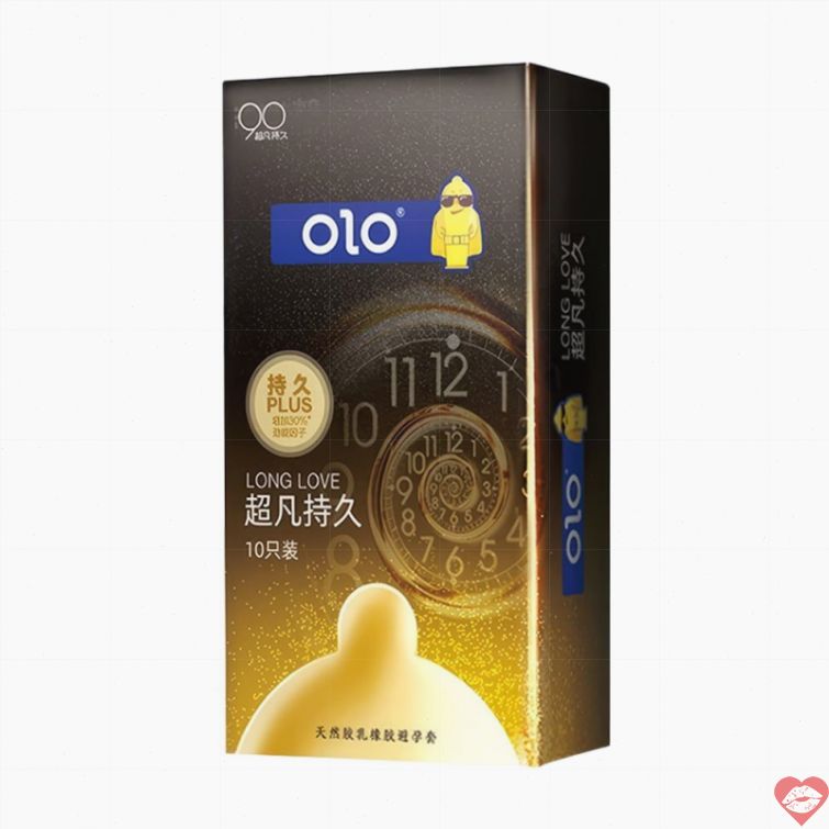 Bao cao su OLO 001 Black siêu mỏng hộp 10 cái 