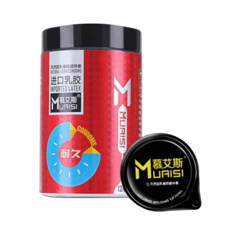  Cửa hàng bán Bao cao su Muaisi Imported Latex Red - Kéo dài thời gian - Hộp 12 cái  giá sỉ 