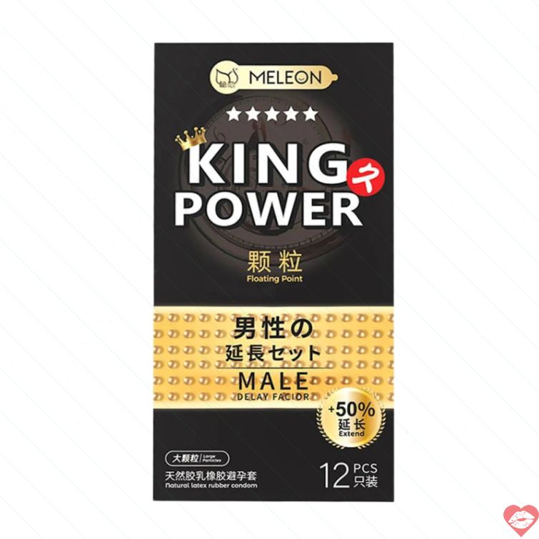 bao cao su meleon king power hạt nổi kéo dài 
