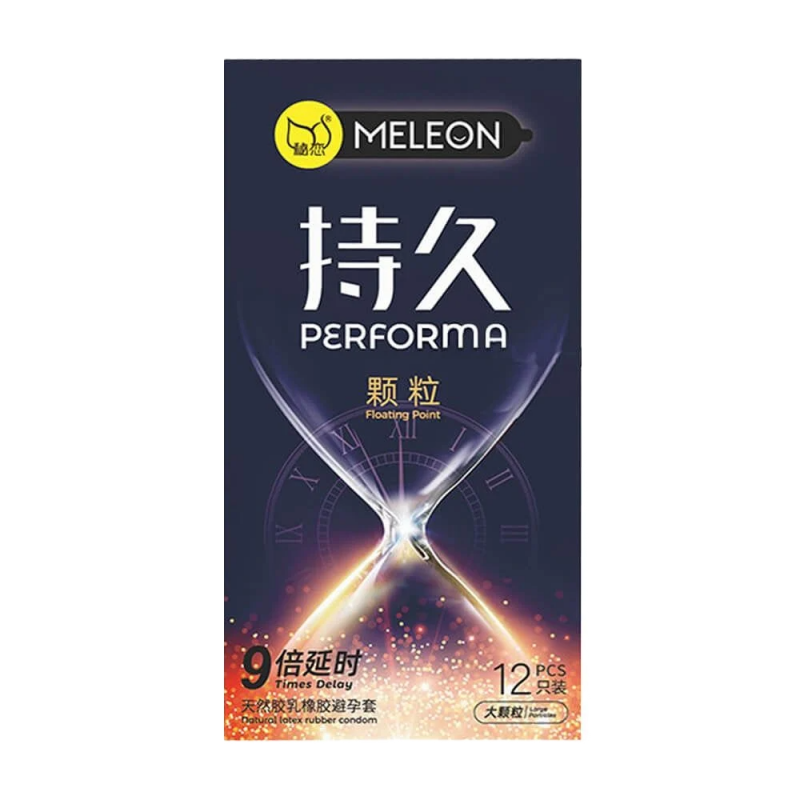  So sánh Bao cao su Meleon Performa Floating Point - Kéo dài thời gian gấp 9 lần hạt nổi - Hộp 12  nhập khẩu 