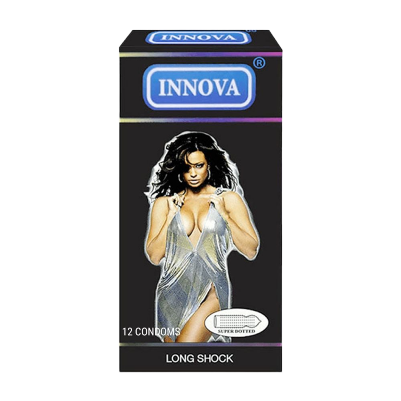  Bán Bao cao su Innova Đen - Kéo dài thời gian - Hộp 12 cái  chính hãng 
