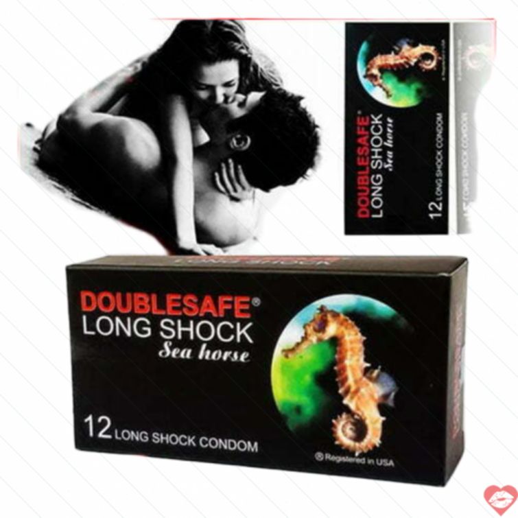 Bao cao su Double Safe Longshock kéo dài cực lâu 