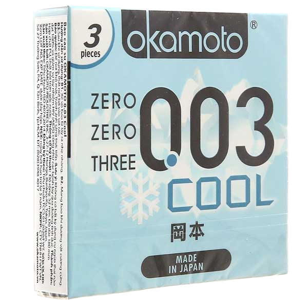  Shop bán Bao cao su Okamoto Cool – Mát lạnh siêu mỏng 0.03mm  có tốt không? 
