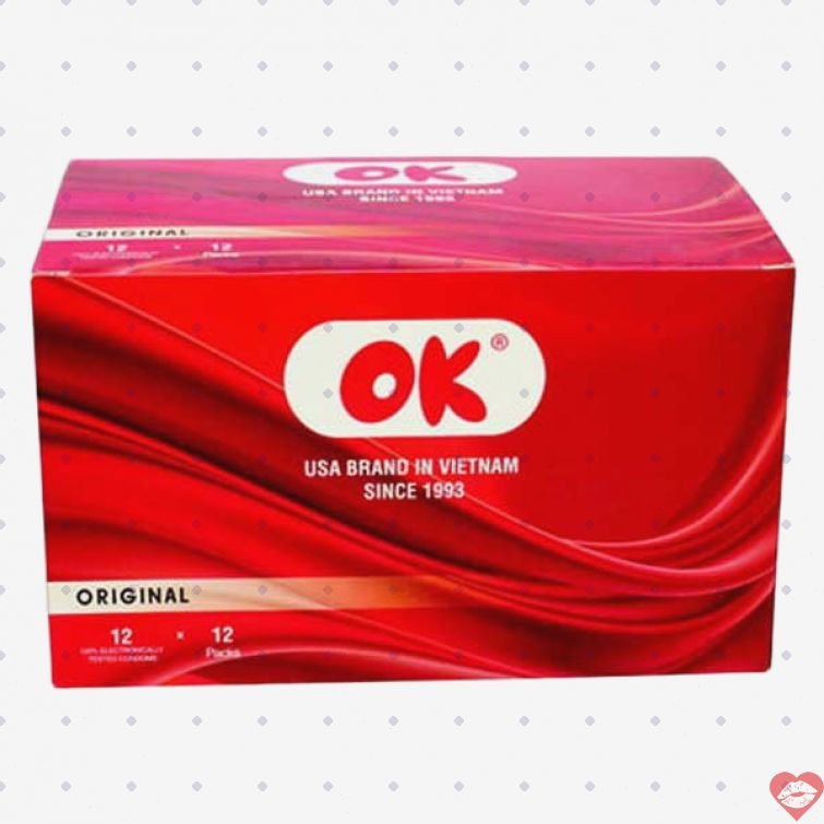 Bao cao su OK Rocmen 50mm ôm sát không mùi trơn mượt 
