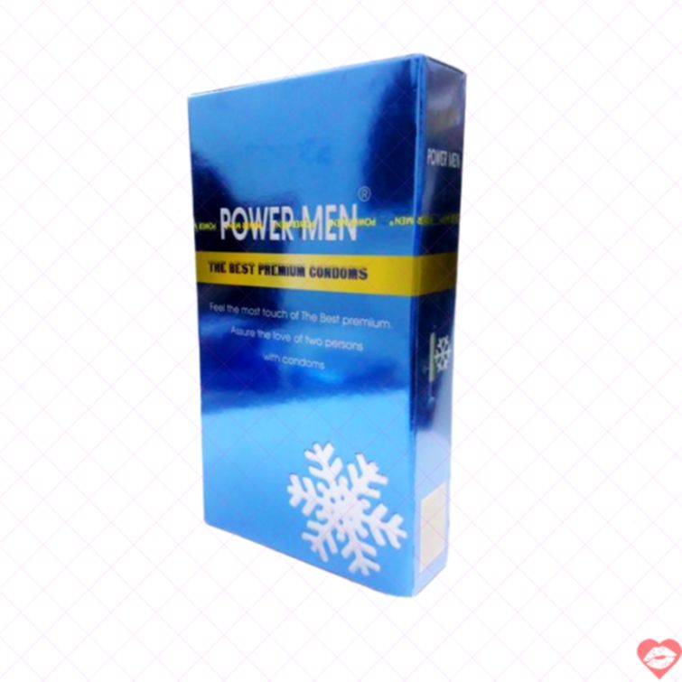 Bao cao su siêu mỏng Power Men bạc hà thơm 