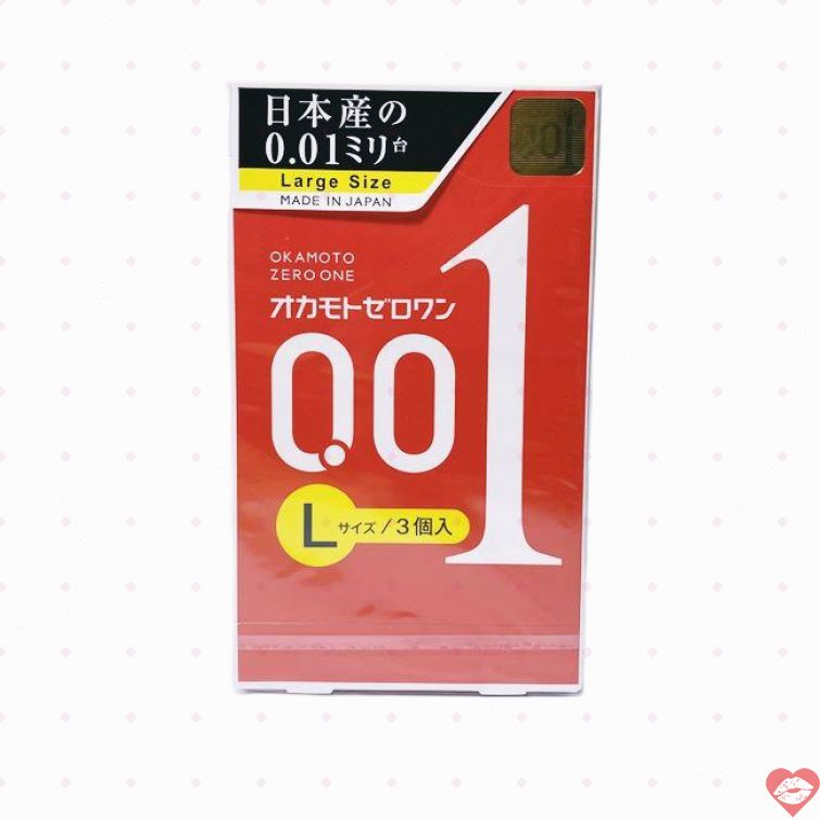 Bao cao su siêu mỏng Okamoto 001 size lớn chân thật 