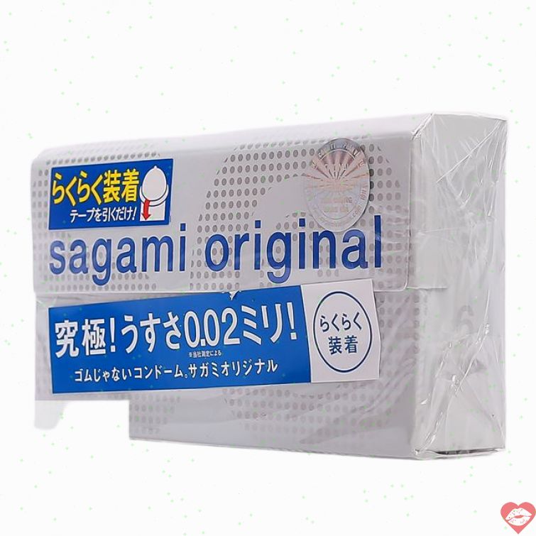 Bao cao su Sagami 0.02 siêu mỏng truyền nhiệt 