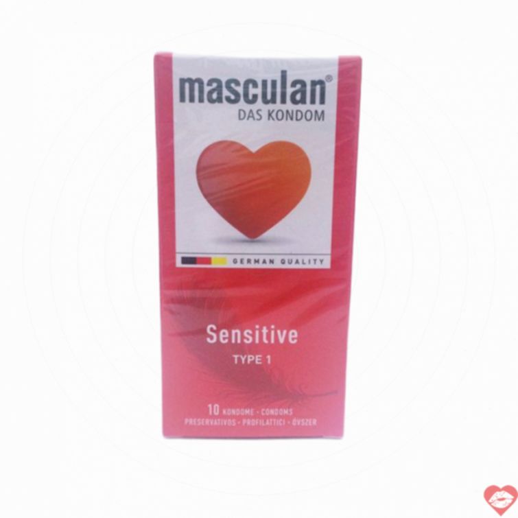 Bao cao su Masculan Sensitive siêu mỏng cảm giác thật 