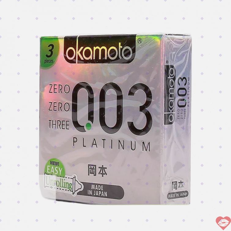Bao cao su Okamoto 003 siêu mỏng cảm giác thật 
