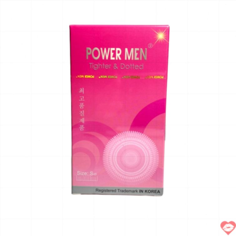 Bao cao su 49mm gai nổi Power Men ôm khít tăng sướng 