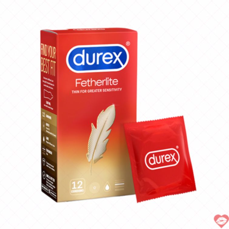 Bao cao su Durex siêu mỏng Fetherlite 