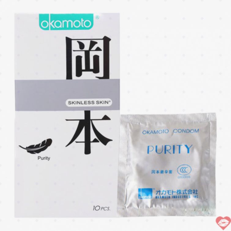Bao cao su Okamoto Skinless Purity hộp 10 