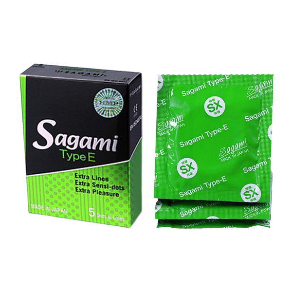  Đại lý Bao cao su Sagami Type E siêu mỏng gân gai kích thích  hàng mới về 