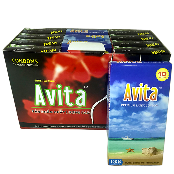  Cửa hàng bán Bao cao su Avita mỏng trơn - Hộp 120 cái  nhập khẩu 