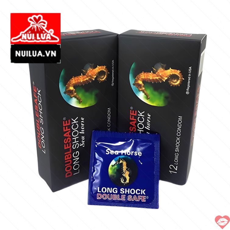 Bao cao su Doublesafe Long Shock kéo dài 