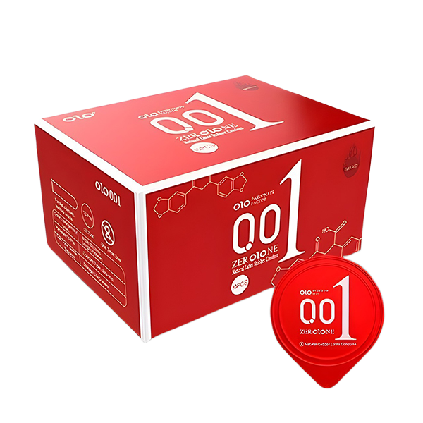  Bảng giá Bao cao su siêu mỏng Olo Đỏ 0.01gel nóng ấm  hàng mới về 