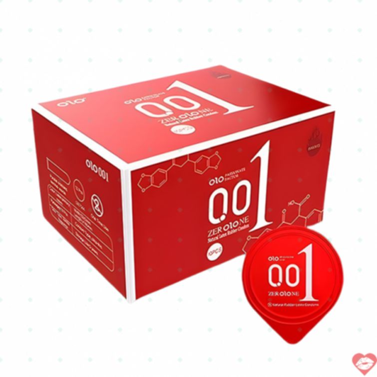 BCS Olo đỏ siêu mỏng 0.01 gel nóng ấm 