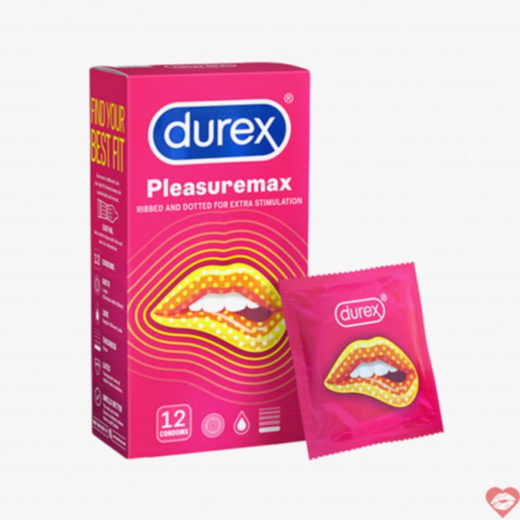 Bao cao su Durex Pleasuremax gai gân tăng khoái cảm 