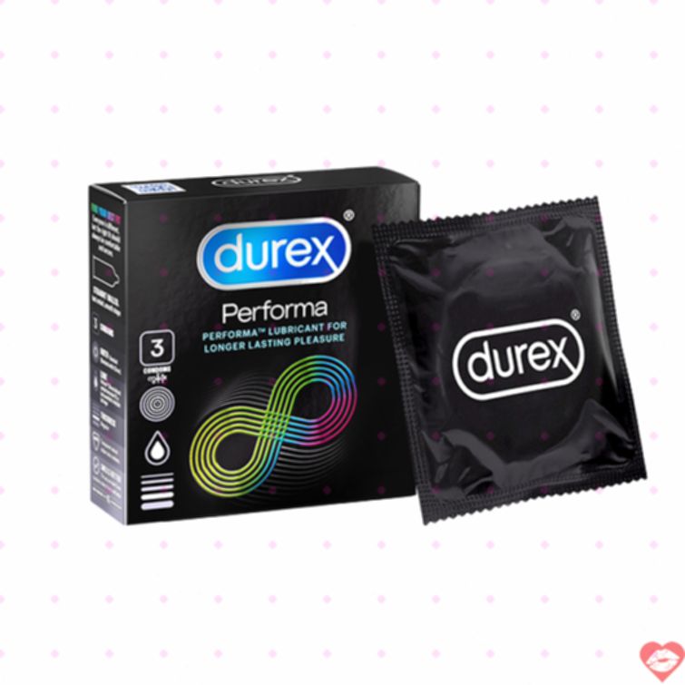 Bao cao su Durex Performa kéo dài 3 cái 
