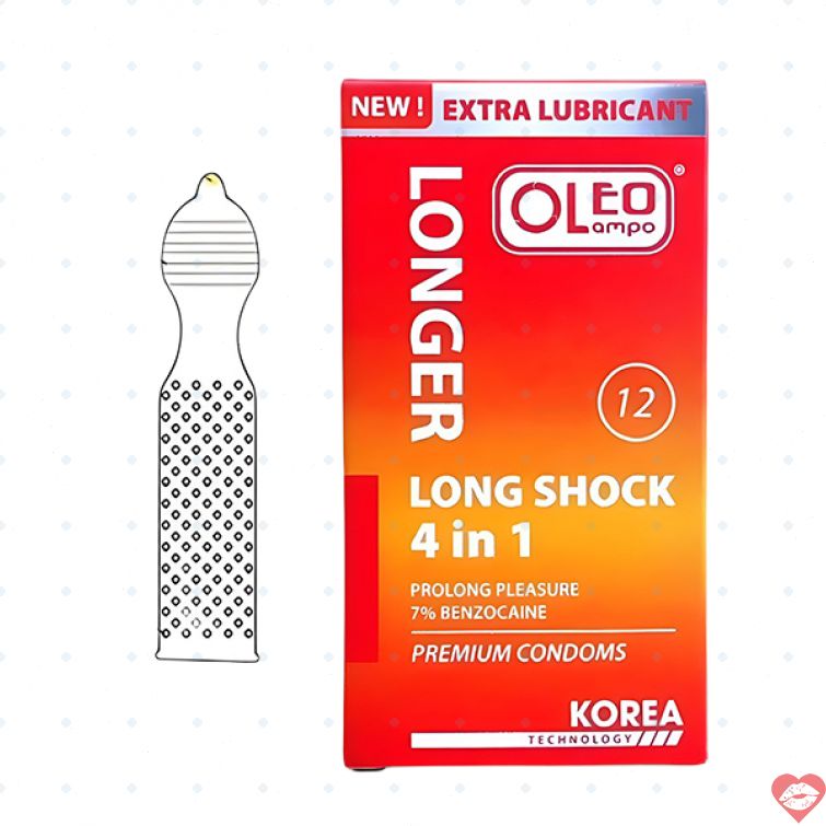Bao cao su Oleo Longshock kéo dài thời gian 