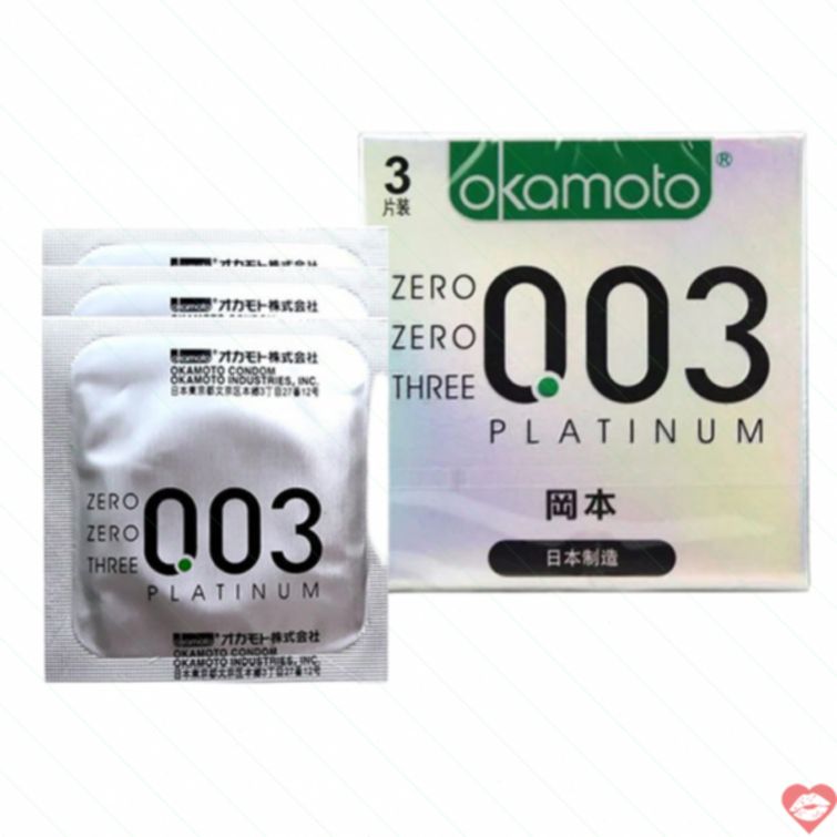 Bao cao su Okamoto 003 siêu mỏng cảm giác thật 