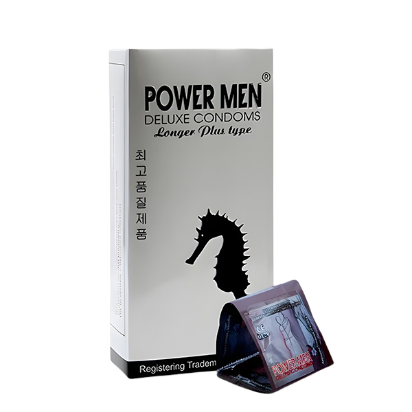  Đại lý Power Men Cá Ngựa Bạc gân gai kéo dài - hộp 12 cái  giá tốt 
