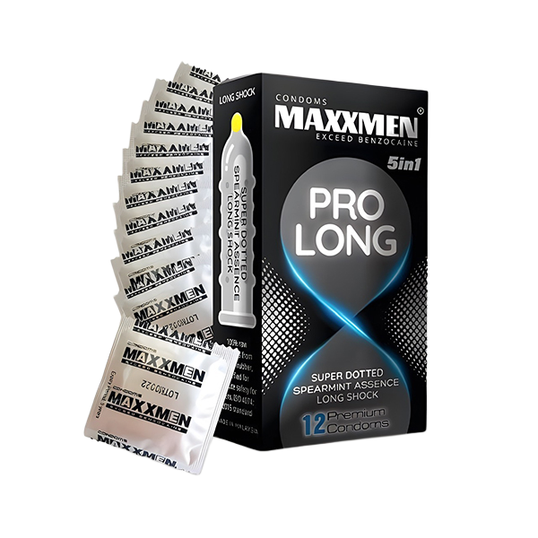  Bán Bao cao su Maxxmen 5in1 Prolong gân gai kéo dài - 12c  nhập khẩu 
