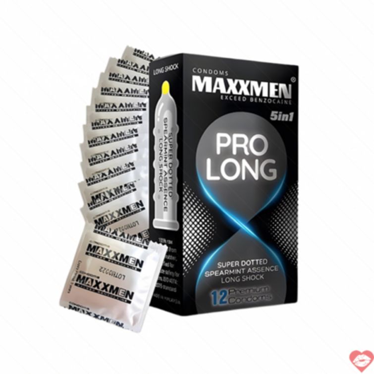 Bao cao su Maxxmen 5in1 keo dai cuc khoai cam 