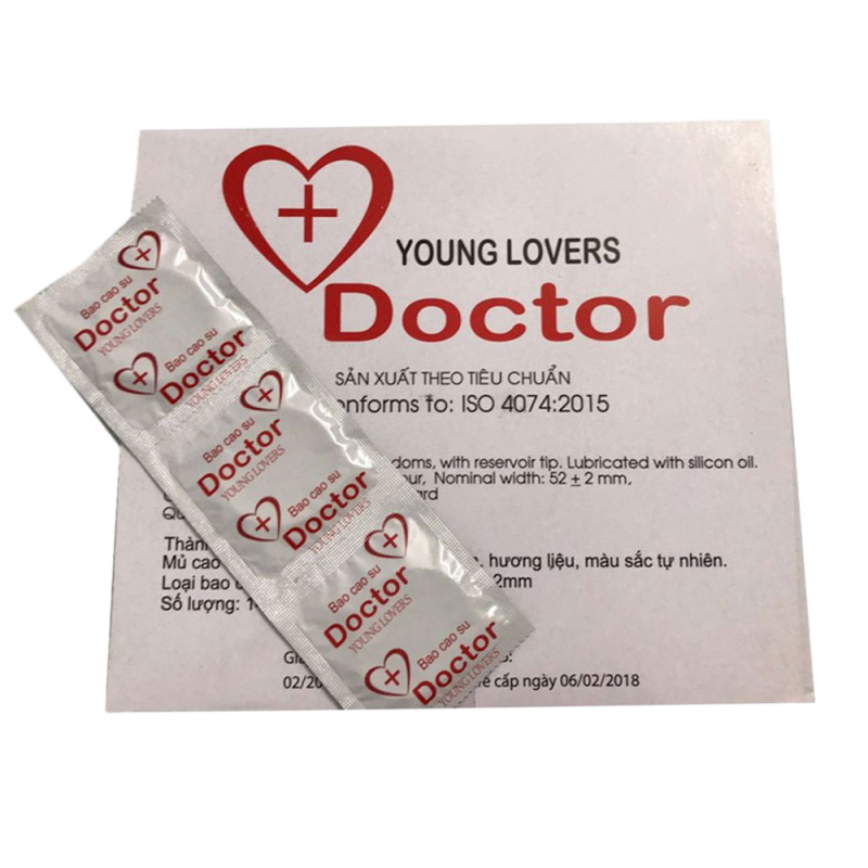  Địa chỉ bán Bao Cao Su Siêu Mỏng YOUNG LOVERS DOCTOR Kéo Dài Thời Gian Quan Hệ Hộp 144c giá rẻ 