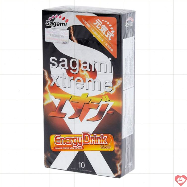 Bao cao su Sagami hương nước tăng lực kích thích 