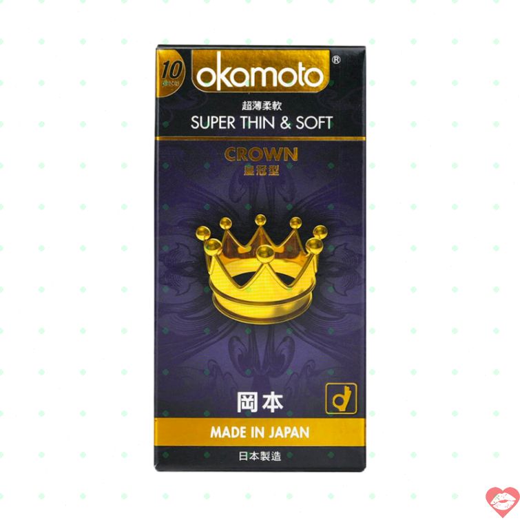 Bao cao su Okamoto Crown mong mem hop 10 cai 