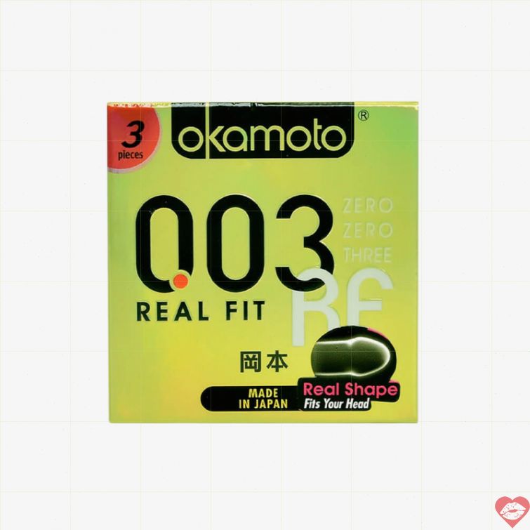 Bao cao su Okamoto 0.03 siêu mỏng ôm sát chân thật 