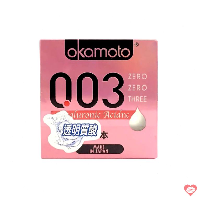 Okamoto 003 dưỡng ẩm siêu mỏng trơn mượt kích thích mạnh 